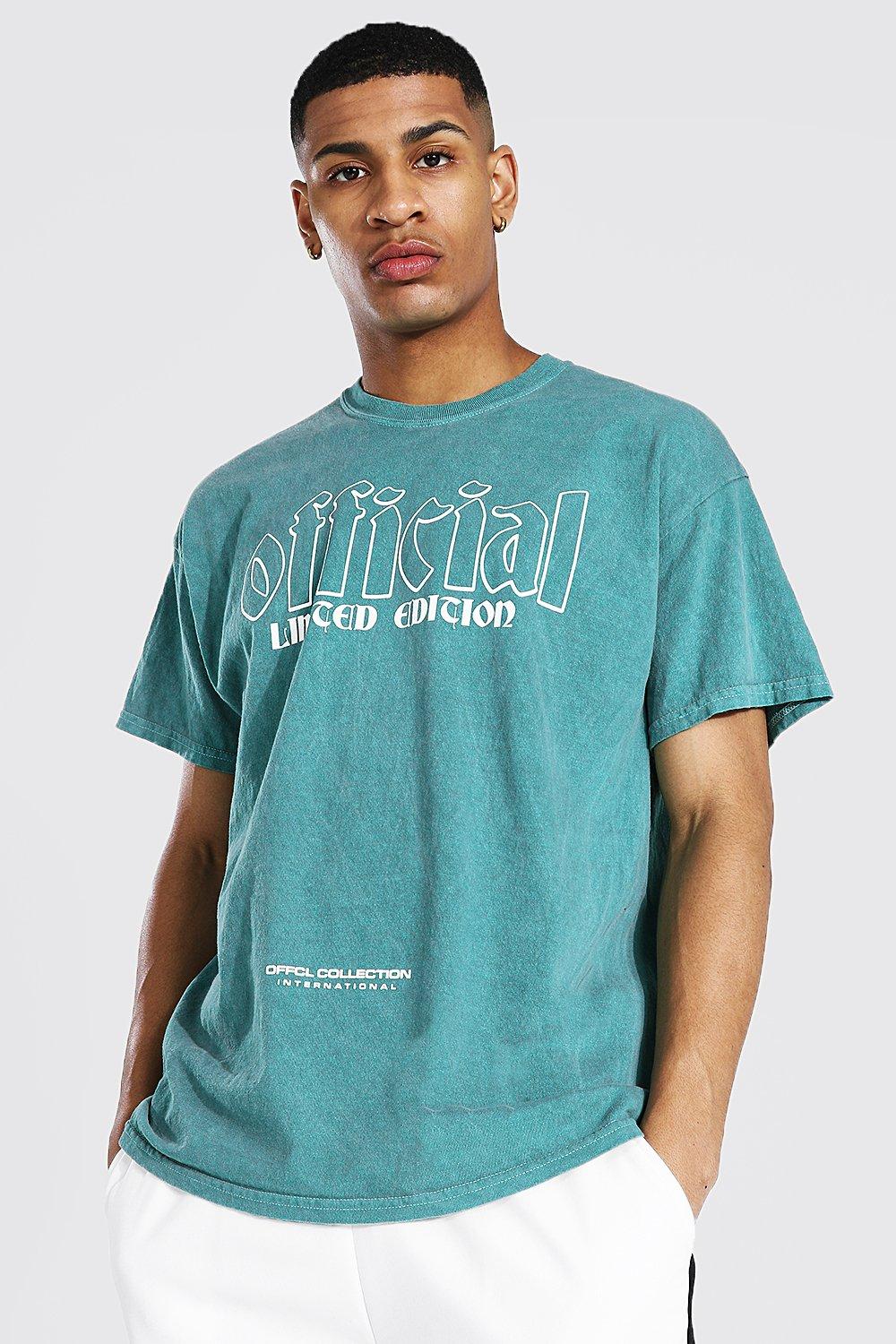 Oversized Official Graphic Overdyed T ...